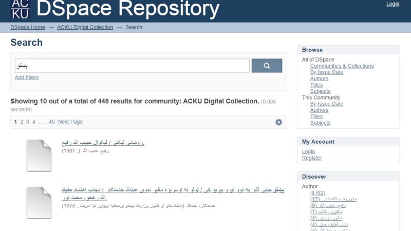 نشریه ها، مجله ها و کتاب های پشتو