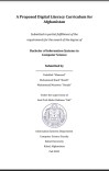 A Proposed Digital Literacy Curriculum for Afghanistan